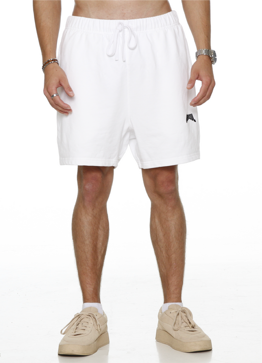 LOGO SHORTS WHITE
